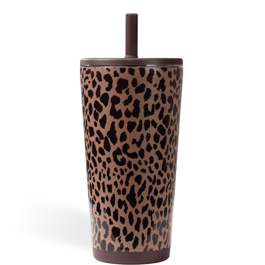 Brown Leopard HydroJug 20oz Everyday Tumbler