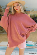 Side Slit Oversized Sweater